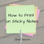 sticky notes