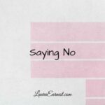 Saying No